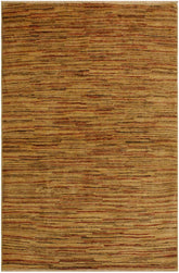 handmade Modern Gabbeh Beige Brown Hand Knotted RECTANGLE 100% WOOL area rug 4  x 5